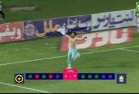 حبیب مثل یک گلزن شادی کرد حبیب مثل یک گلزن شادی کرد