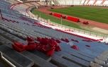 صندلی‌های تازه نصب شده استادیوم تبریز شکست!
