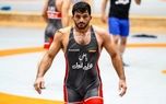 حضور جالب برادزاده حسن یزدانی روی تشک کشتی
