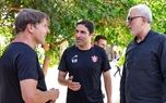 حضور مربی وحید هاشمیان در تمرین پرسپولیس