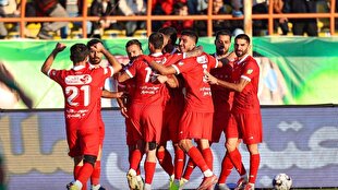 شمس آذر قزوین ۱ – ۲ پرسپولیس/ سرخپوشان با برد به استقبال دربی رفتند